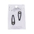 Joyce's Accessories - Crystal Snap Clip - (1-1/4") (2 piece, Black)
