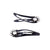Joyce's Accessories - Crystal Snap Clip - (1-1/4") (2 piece, Black)