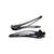 Joyce's Accessories - Floral Snap Clip - (1-1/4") (2 piece, Black)