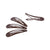 Joyce's Accessories - Plain Snap Clip - (2") (4 piece, Brown)