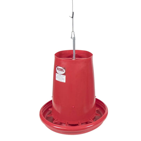 Kuhl® 35 lb Hanging Chicken Feeder for Mobile Chicken Tractors Feeder