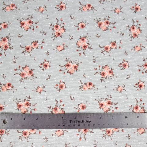 Poly Knit - Rebecca Floral Fabric