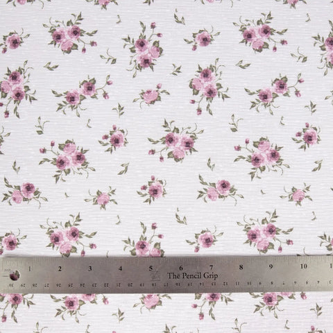 Poly Knit - Rebecca Floral Fabric