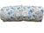 Remnant - Swiss dot, polyester, blue floral, 2 2/3yd. @ $7.95/yd.
