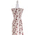 Swiss Dot Knit - Willow Floral Burgundy Fabric