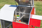 Alumi - Coop REDLINE - 3x4 - Deluxe Mobile Chicken Coop with Shelter - Chicken Tractor - Homeplace Market LLC