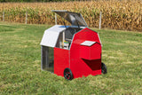 Alumi - Coop REDLINE - 3x4 - Deluxe Mobile Chicken Coop with Shelter - Chicken Tractor - Homeplace Market LLC