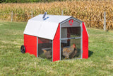 Alumi - Coop REDLINE - 4x6 - Deluxe Mobile Chicken Coop with Shelter - Chicken Tractor - Homeplace Market LLC