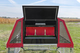 Alumi - Coop REDLINE - 6x8 - Layer Kit with Feeder, Waterer, Nestbox - Chicken Tractor - Homeplace Market LLC