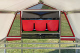 Alumi - Coop REDLINE - 6x8 - Layer Kit with Feeder, Waterer, Nestbox - Chicken Tractor - Homeplace Market LLC