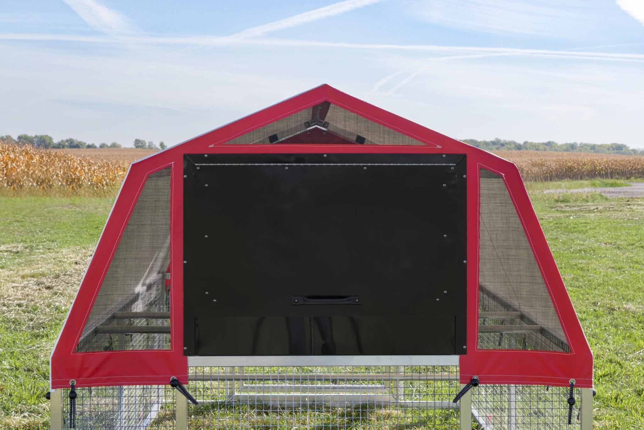 Alumi - Coop REDLINE - 6x8 - Layer Kit with Feeder, Waterer, Nestbox - Chicken Tractor - Homeplace Market LLC