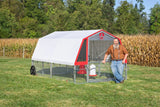 Alumi - Coop REDLINE - 8x12 - Deluxe Mobile Chicken Coop with Shelter - Chicken Tractor - Homeplace Market LLC