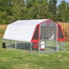 Alumi - Coop REDLINE - 8x12 - Deluxe Mobile Chicken Coop with Shelter - Chicken Tractor - Homeplace Market LLC