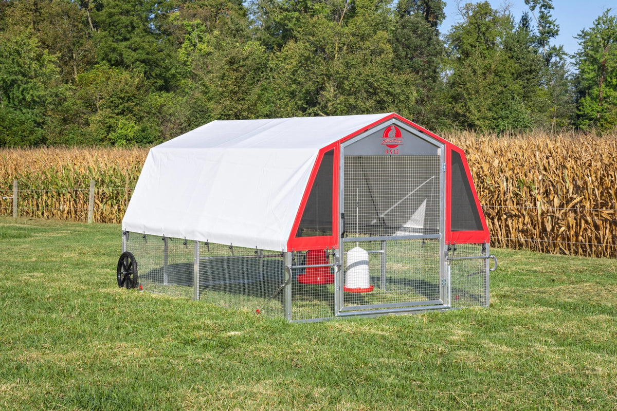 Alumi-Coop REDLINE - 8x12 - Deluxe Mobile Coop with Shelter ...