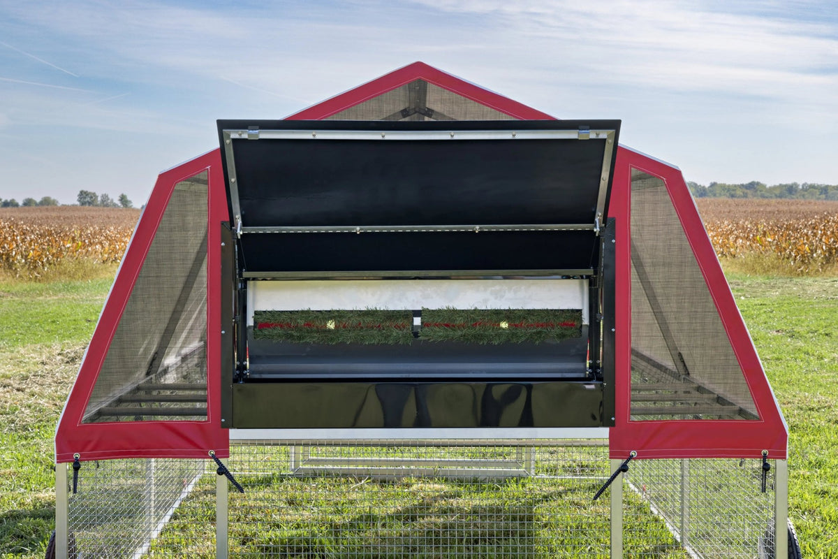 Alumi-Coop REDLINE - 8x12 - Deluxe Mobile Coop with Shelter ...