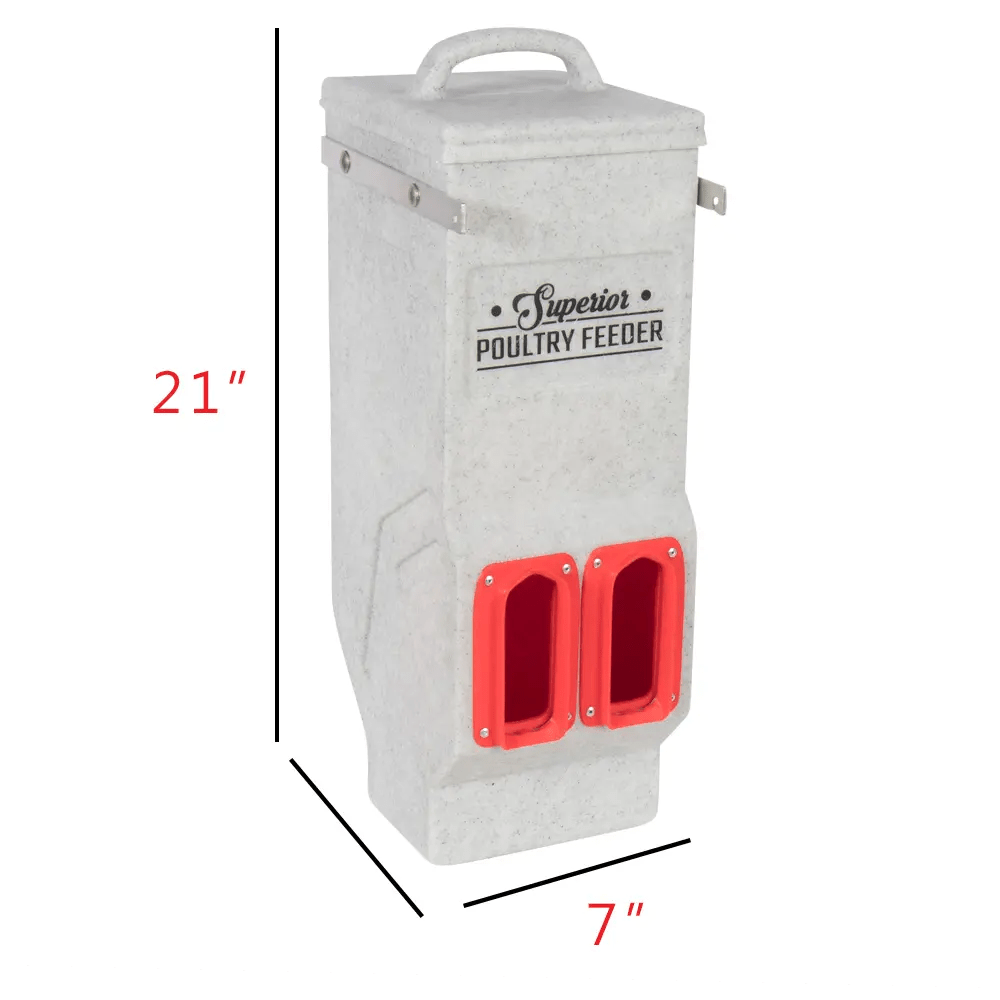 Alumi - Coop - Superior Outdoor Poultry Feeder, USA - Homeplace Market LLC