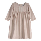 Baby & Toddler Knit Dresses w/ Headband - Long Sleeve - Tan Geo - Homeplace Market LLC