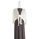 Brushed Rib Knit - Floral Black/White - Homeplace Market LLC