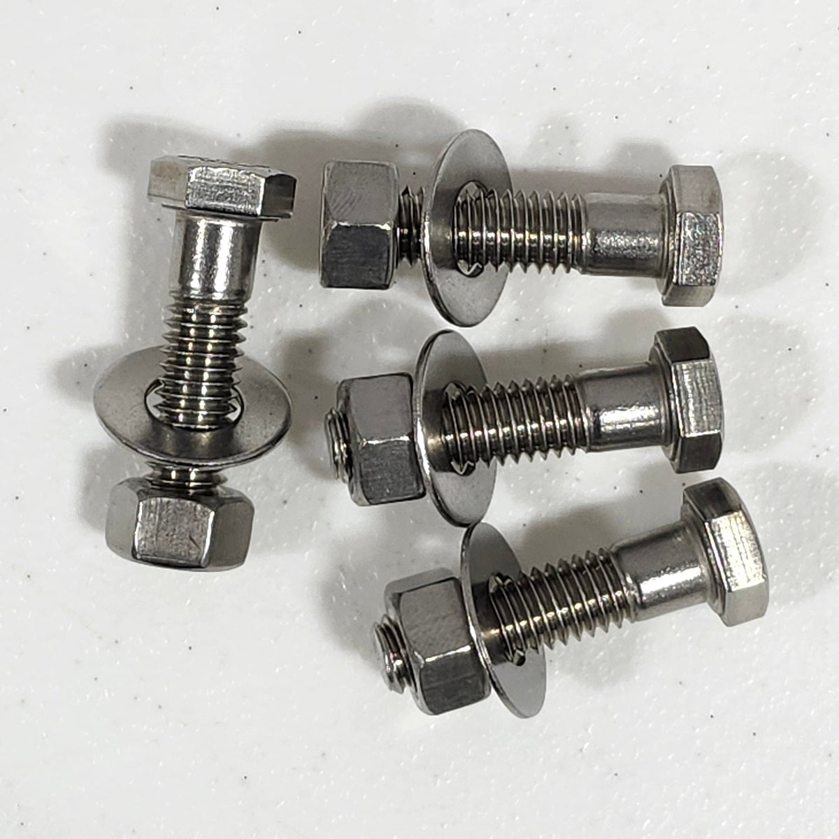 Country - Bolts - Stainless Steel - 4 pc set for mounting backplate to tub - Homeplace Market LLC