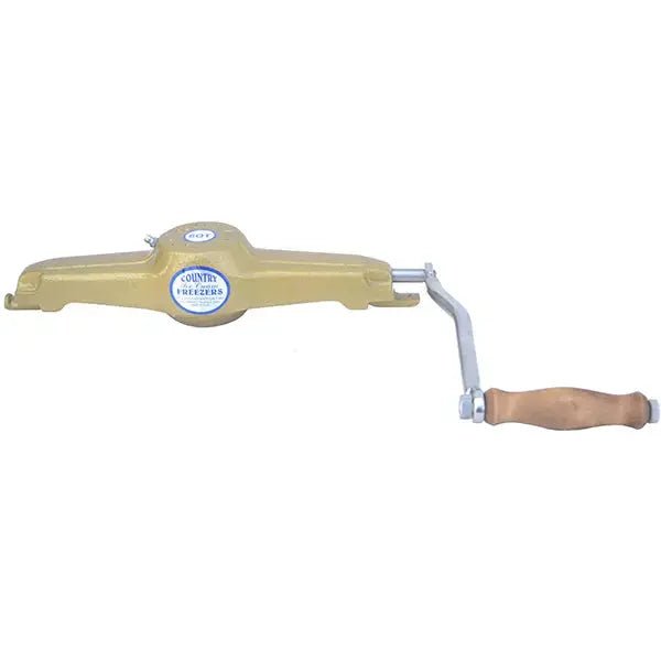 Country - Ice Cream Maker - Gear Frame - Hand Crank - Homeplace Market LLC