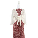 Double Brushed Poly - Red Floral - Homeplace Market LLC