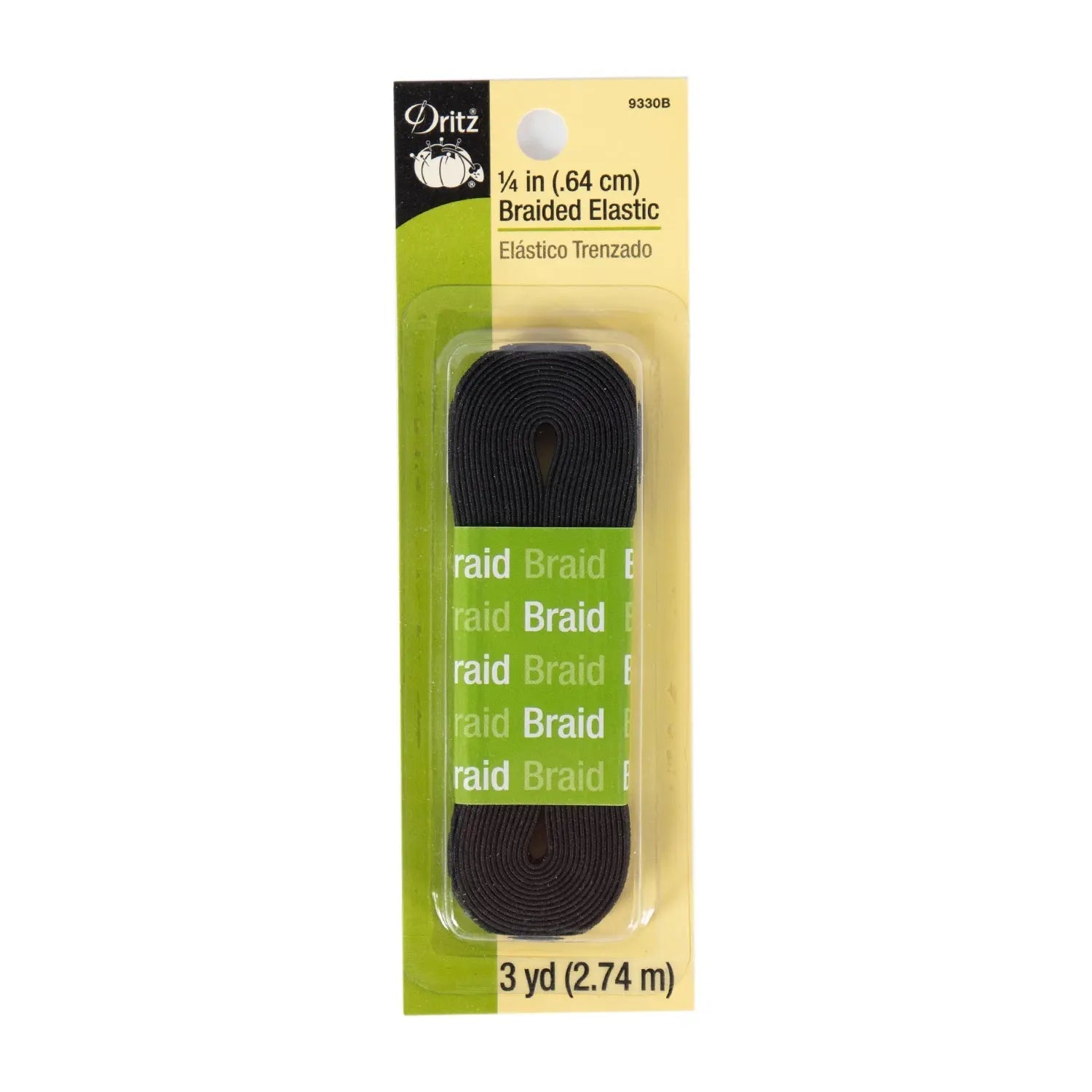 Dritz Braided Elastic - Black - Homeplace Market LLC