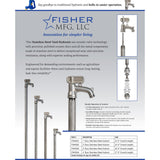 Fisher - Stainless Steel Hydrant, Made In USA - Homeplace Market LLC