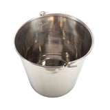 Heavy Duty - 13 Qt. Seamless Pail - Stainless Steel - Homeplace Market LLC