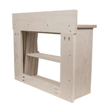Hickoryware - 20" Wall Mounted, Cloth Drying Rack - Natural Unfinished Wood - Made in USA - Homeplace Market LLC