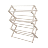 Hickoryware - 36"w x 53"h Clothes Drying Rack - Made in USA - Natural Wood - (Handy Size) - Homeplace Market LLC