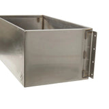 Hickoryware - Heavy - Duty stock tank water trough - Stainless Steel (with mounts) - Homeplace Market LLC