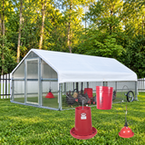 Hobby Line MFG - 7 1/2 x 12 - Mobile Chicken Tractor - Homeplace Market LLC