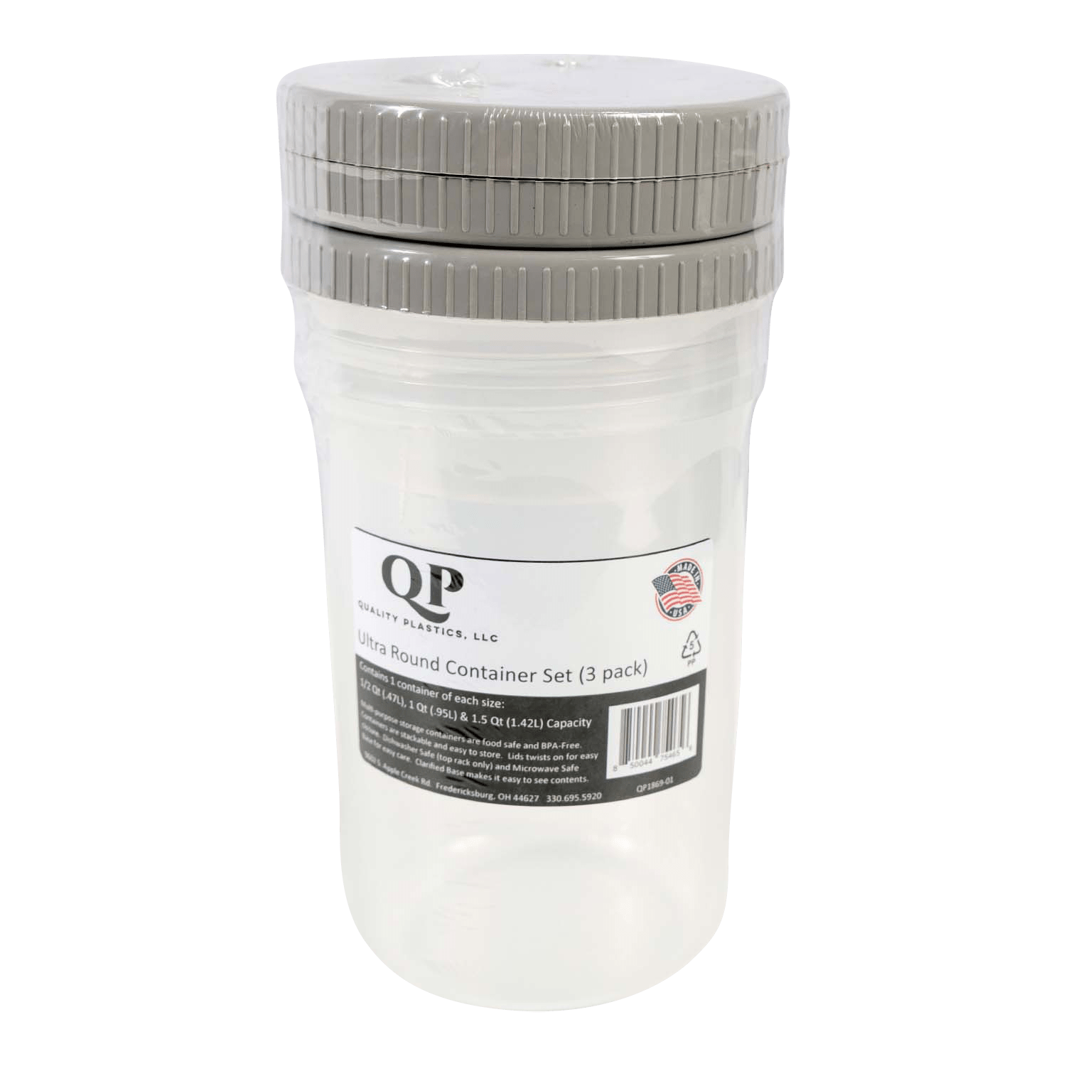 Homeplace - Ultra Round Container Set - BPA Free - Homeplace Market LLC
