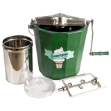 Immergood - PREMIUM 4 qt. - Stainless Steel Ice Cream Maker - Hand Crank - Homeplace Market LLC