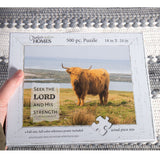 Ireland's Highlander Puzzle - 500 Piece - Homeplace Market LLC