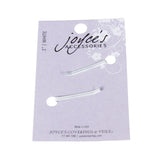 Joyce's Accessories - Plain Bobby Pin - (1") (4 piece, White) - Homeplace Market LLC