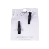 Joyce's Accessories - Plain Pinch Clip - (1 - 1/4") (2 piece, Black) - Homeplace Market LLC