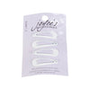 Joyce's Accessories - Plain Snap Clip - (1 - 1/4") (4 piece, White) - Homeplace Market LLC
