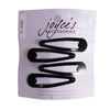 Joyce's Accessories - Plain Snap Clip - (2") (4 piece, Black) - Homeplace Market LLC