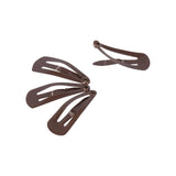 Joyce's Accessories - Plain Snap Clip - (3/4") (4 piece, Brown) - Homeplace Market LLC