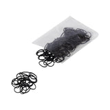 Joyce's Accessories - Rubber Hair Bands (150 piece) (Black) - Homeplace Market LLC