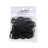 Joyce's Accessories - Rubber Hair Bands (150 piece) (Black) - Homeplace Market LLC