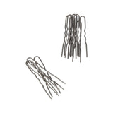 Joyce's Accessories - Stainless Steel Crinkle Hair Pins (12 piece) (1 - 1/2") - Homeplace Market LLC