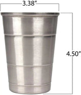 Lindy's - Stainless Steel Cup, 12 ounce Drinking Cup, Unbreakable - Homeplace Market LLC