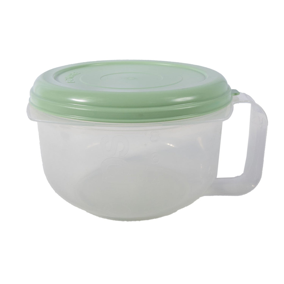 Measure & Mix Bowl - Clear w/ Lime Lid - Homeplace Market LLC