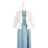Mini Rib - Dusty Blue Flower - Homeplace Market LLC