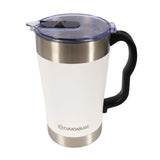 OAKWARE - 2 qt. Insulated Stainless - Steel Pitcher with Pouring Lid - Homeplace Market LLC