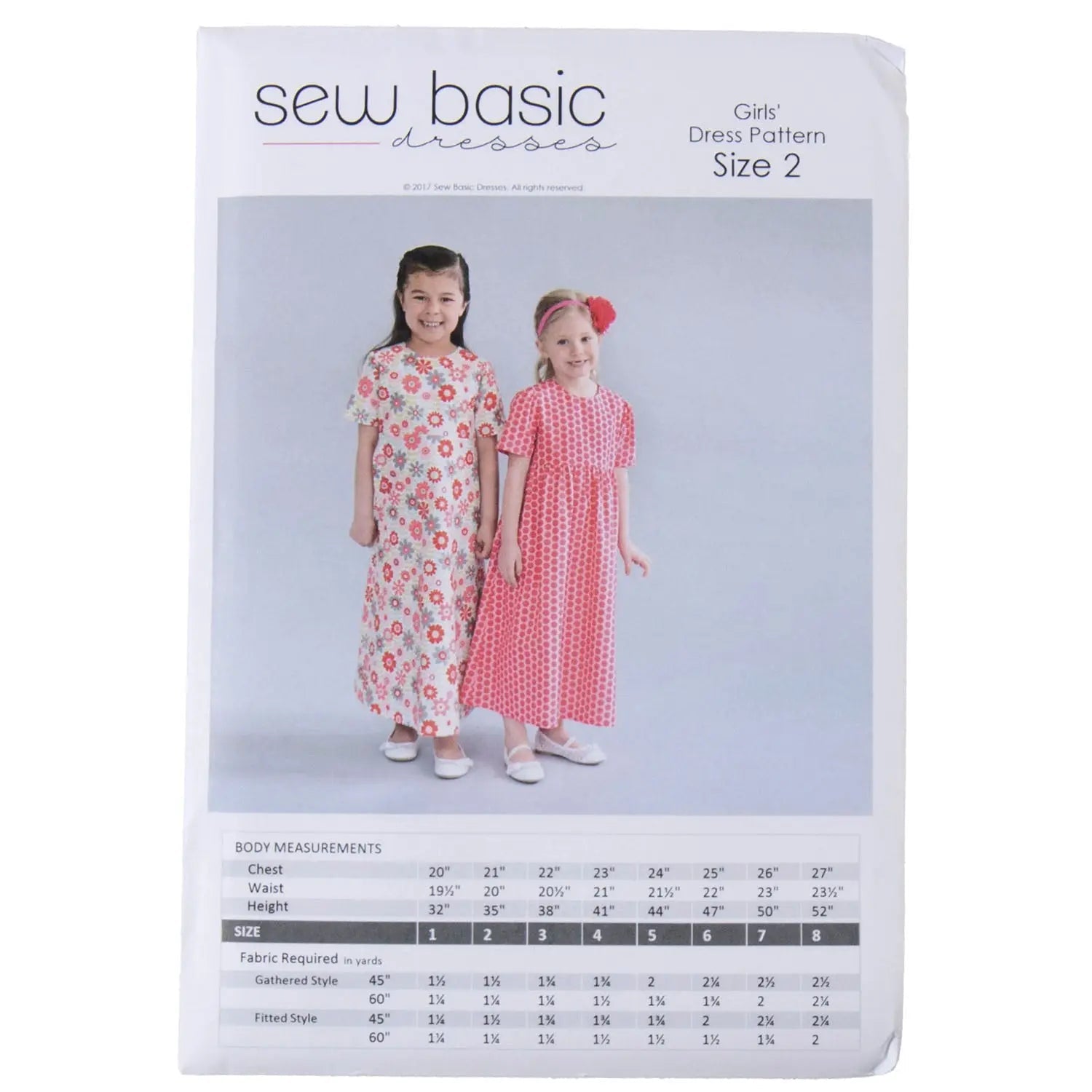 Pattern - Sew Basic - Girls' Dress Pattern - Homeplace Market LLC