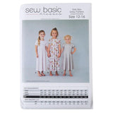 Pattern - Sew Basic - Girls' Slim Dress Pattern - Homeplace Market LLC