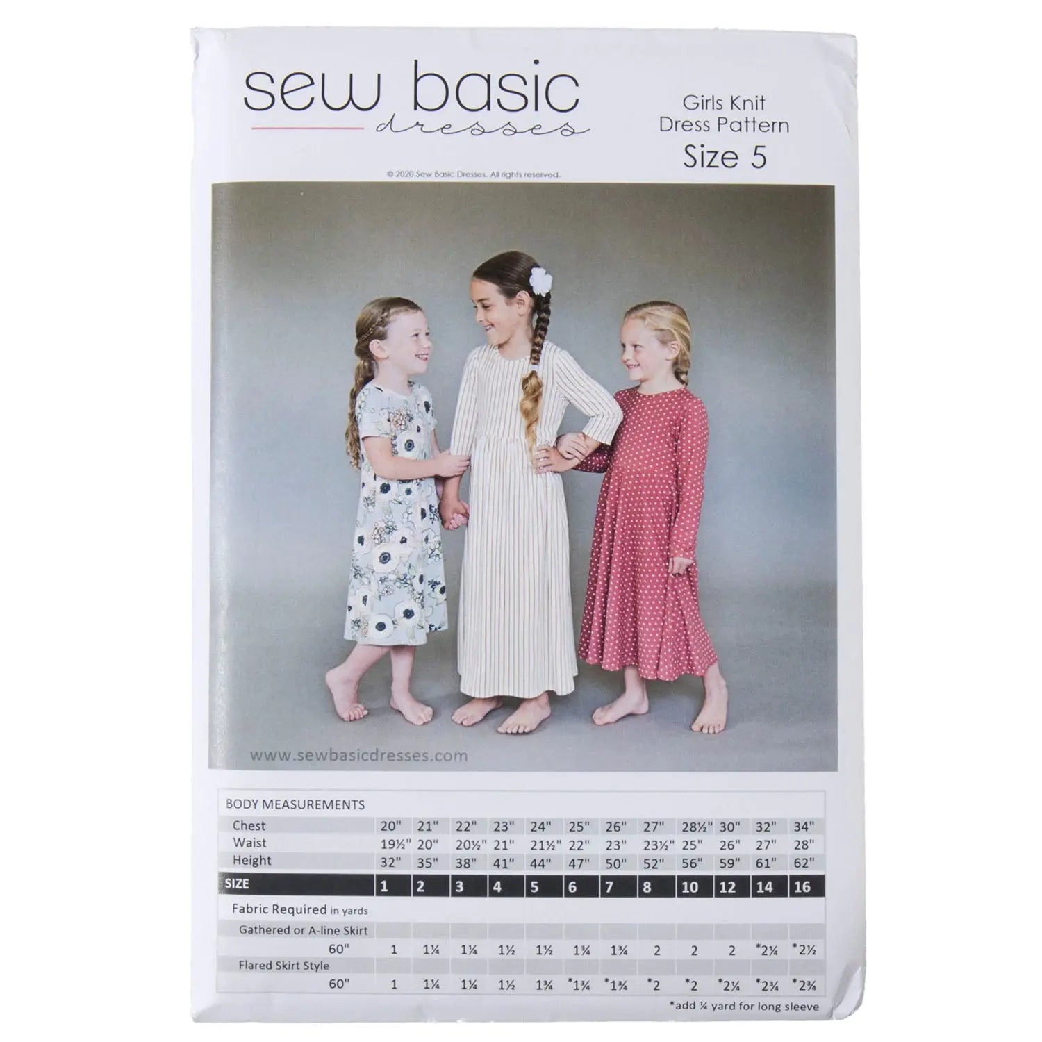 Pattern - Sew Basic - Knit Dress Pattern - Homeplace Market LLC